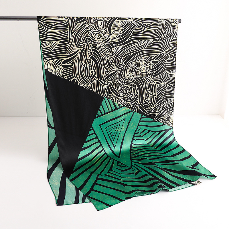 Shawl Wrap Winter - 2025 Luxusmarke 100 % echter Seidenschal