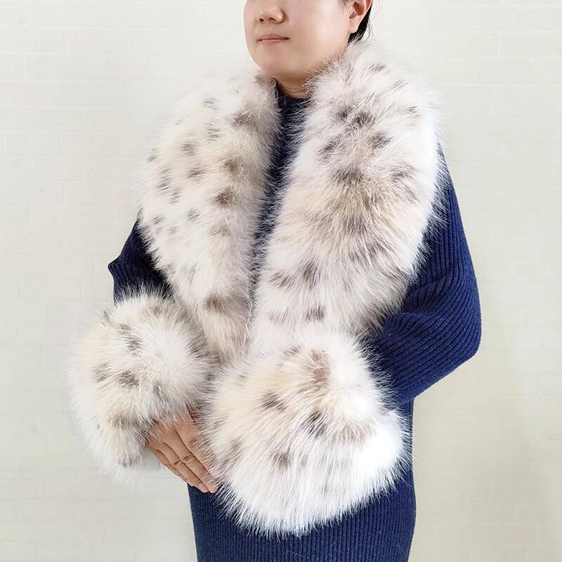 Shawl Wrap Winter - Große Frauen Faux Fuchs Pelz Schal