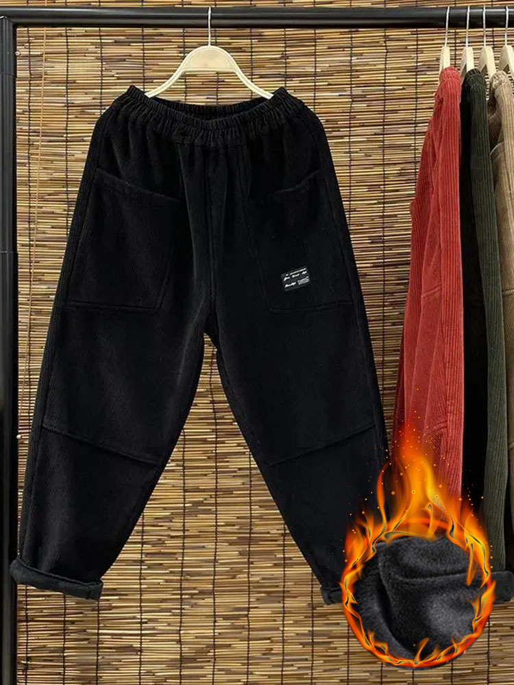 Lässig plus Samt Damen Harems  – Corduroy Pant Warm Bewertung und Preis