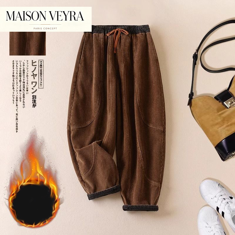 Cord-Haremshose für Damen, Her – Corduroy Pant Warm Bewertung und Preis